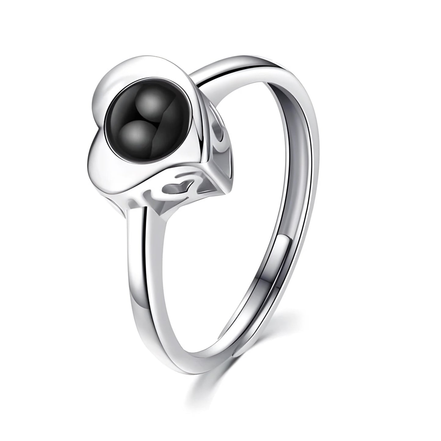 HORUS MOMENTS™ | Anello "Cuore Riflesso" con Microfoto - Default Title