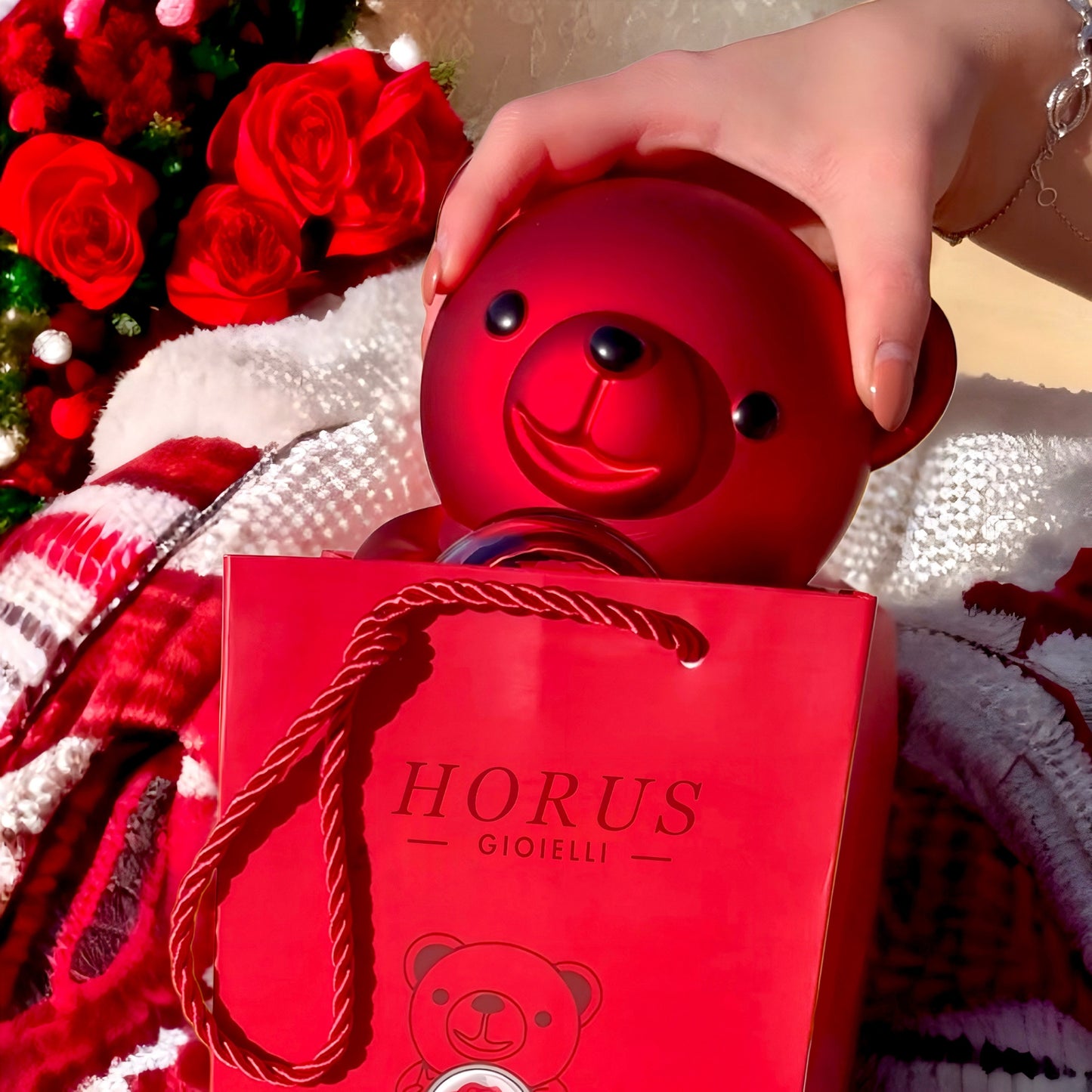 BOX ORSO ETERNO™ | Collana doppio cuore