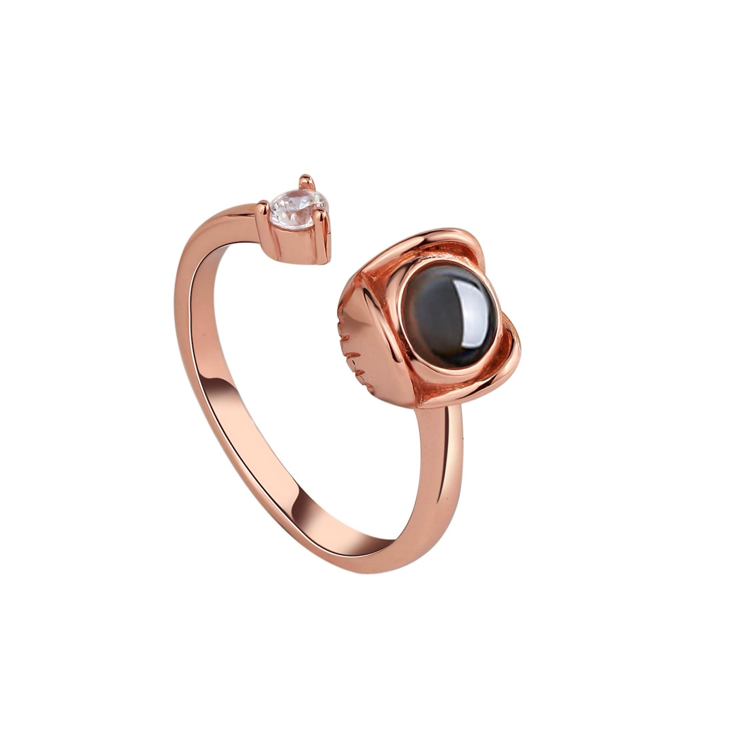 HORUS MOMENTS™ | Anello Riflesso con Microfoto - Oro rosa