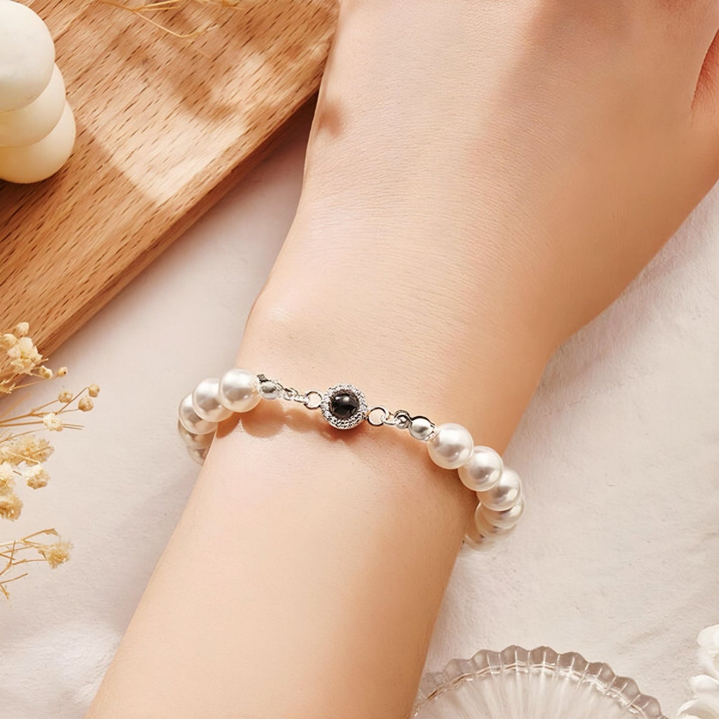 HORUS MOMENTS™ | Bracciale Perle con Microfoto -