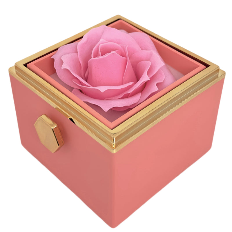 HORUS COFANETTO ROSA™ | Set bracciali incisi per coppie - Rosso / Argento 925