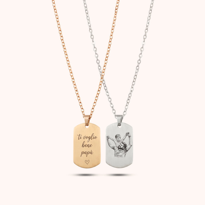 Collana con Fotoincisione