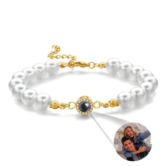 HORUS MOMENTS™ | Bracciale Perle con Microfoto - Oro