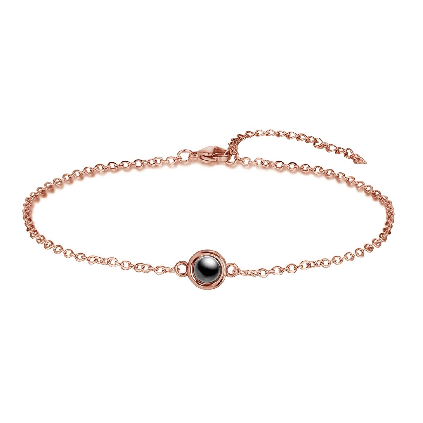 HORUS MOMENTS™ | Bracciale Occhio con Microfoto - Oro rosa