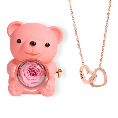 BOX ORSO ETERNO™ | Collana doppio cuore